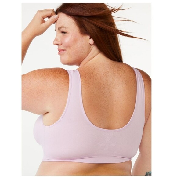 Joyspun Women's Pullover Comfort Bralette, Sizes S - Picture 3 of 8